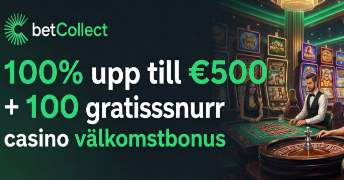 BetCollect banner for svenske spillere